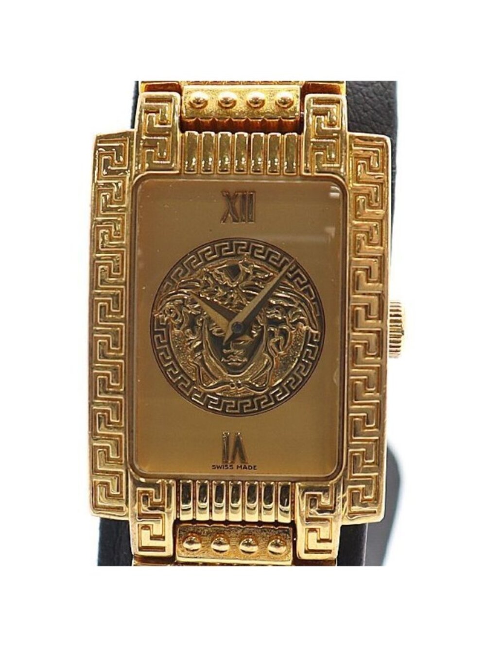Versace Gianni Medusa Gold Cream Dial Watch